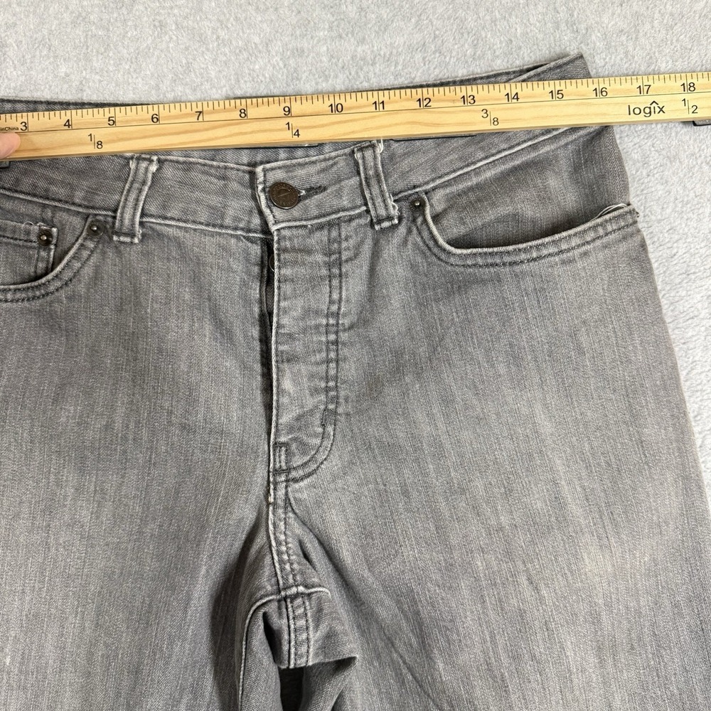 Patagonia Organic Cotton Jeans Mens 33x32 Gray Straight Leg Stretch Denim READ - Picture 12 of 16
